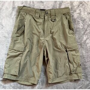 Boy Scouts Cargo Shorts Adult Small 10.5" Inseam Green Centennial Uniform Nylon